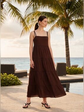 COUNTRY ROAD TIERED MAXI DRESS NWT